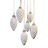 Image de Lot de 6 décorations de Noël Éva, blanc vieilli (17cm)