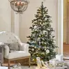 Image de Sapin de Noël Mannier, vert/blanc (180cm)
