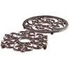 Image de Lot de 2 dessous de plats Gratton, marron vieilli (1.5cm)