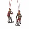 Image de Lot de 2 figurines Gulbin, rouge vieilli/marron vieilli (7.5 x 7 x 13cm)