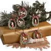 Image de Lot de 6 décorations à suspendre Chaignes, multicolore (0.5 x 7 x 8.5cm)
