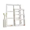Image de Lot de 2 fenêtres décoratives Mael Coluim, blanc vieilli (55 x 70cm)