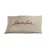 Image de Housse de coussin Welenzas, beige/rouge (50 x 30cm)
