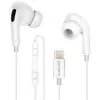 Image de Écouteurs Filaires USB-C Intra-auriculaire Télécommande 4Smarts Blanc