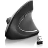 Image de CSL - Souris Optique TM137U Modèle Vertical - Design Ergonomique - prévention du Syndrome de la Souris de l'épicondylite - particulièrement reposant pour Le Bras - Souris sans Fil - 5 Boutons