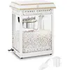 Image de Royal Catering Retro Popcornmaschine, Fun Kitchen, Blanc, Or