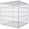 Image de Gabion 50 cm x 50 cm x 50 cm (L x H x P), mailles 5 cm x 10 cm, spirale