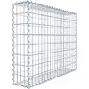Image de Gabion 100 cm x 80 cm x 20 cm (L x H x P), mailles 5 cm x 10 cm, spirale