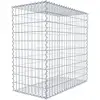 Image de Gabion 100 cm x 100 cm x 50 cm (L x H x P), mailles 5 cm x 10 cm, spirale