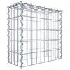 Image de Gabion rapporté type 3 50 cm x 50 cm x 20 cm (L x H x P), mailles 5 cm x 10 cm, spirale
