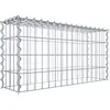 Image de Gabion rapporté type 3 80 cm x 40 cm x 20 cm (L x H x P), mailles 5 cm x 10 cm, spirale