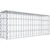 Image de Gabion rapporté type 3 100 cm x 40 cm x 20 cm (L x H x P), mailles 5 cm x 10 cm, spirale
