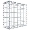 Image de Gabion 50 cm x 50 cm x 20 cm (L x H x P), mailles 10 cm x 10 cm, spirale