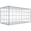 Image de Gabion 80 cm x 40 cm x 40 cm (L x H x P), mailles 10 cm x 10 cm, spirale