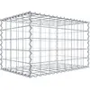 Image de Gabion 80 cm x 50 cm x 50 cm (L x H x P), mailles 10 cm x 10 cm, spirale