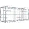 Image de Gabion 100 cm x 40 cm x 30 cm (L x H x P), mailles 10 cm x 10 cm, spirale