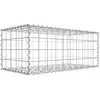 Image de Gabion 100 cm x 40 cm x 50 cm (L x H x P), mailles 10 cm x 10 cm, spirale