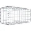 Image de Gabion 100 cm x 50 cm x 50 cm (L x H x P), mailles 10 cm x 10 cm, spirale