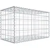 Image de Gabion 100 cm x 60 cm x 50 cm (L x H x P), mailles 10 cm x 10 cm, spirale