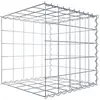 Image de Gabion rapporté type 2 50 cm x 50 cm x 50 cm (L x H x P), mailles 10 cm x 10 cm, spirale