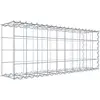 Image de Gabion rapporté type 2 100 cm x 40 cm x 20 cm (L x H x P), mailles 10 cm x 10 cm, spirale