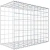 Image de Gabion rapporté type 2 100 cm x 80 cm x 50 cm (L x H x P), mailles 10 cm x 10 cm, spirale