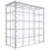 Image de Gabion rapporté type 3 50 cm x 50 cm x 20 cm (L x H x P), mailles 10 cm x 10 cm, spirale