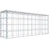 Image de Gabion rapporté type 3 100 cm x 40 cm x 20 cm (L x H x P), mailles 10 cm x 10 cm, spirale