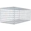 Image de Gabion 100 cm x 40 cm x 50 cm (L x H x P), mailles 5 cm x 5 cm, spirale