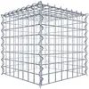 Image de Gabion rapporté type 3 40 cm x 40 cm x 40 cm (L x H x P), mailles 5 cm x 5 cm, spirale