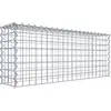 Image de Gabion rapporté type 3 100 cm x 40 cm x 20 cm (L x H x P), mailles 5 cm x 5 cm, spirale