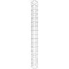 Image de Colonne de gabion carrée 17 cm x 17 cm, 160 cm de hauteur, MW 5 cm x 10 cm