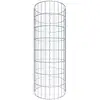 Image de Colonne de gabion ronde 42 cm de diamètre, 80 cm de hauteur, mailles 5 cm x 10 cm
