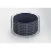 Image de Lit surélevé rond, diamètre extérieur 202 cm, hauteur 80 cm, mailles 5 x 10 cm, épaisseur des parois 15 cm