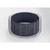 Image de Lit surélevé rond, diamètre extérieur 232 cm, hauteur 80 cm, mailles 5 x 10 cm, épaisseur des parois 15 cm