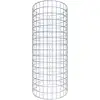 Image de Colonne de gabion ronde 47 cm de diamètre, 80 cm de hauteur, mailles de 5 cm x 5 cm