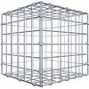 Image de Gabion 30 cm x 30 cm x 30 cm (L x H x P), mailles 5 cm x 5 cm, anneau en C