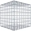 Image de Gabion 40 cm x 40 cm x 40 cm (L x H x P), mailles 5 cm x 5 cm, anneau en C