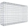 Image de Gabion 100 cm x 60 cm x 20 cm (L x H x P), mailles 5 cm x 5 cm, anneau en C
