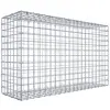 Image de Gabion 100 cm x 60 cm x 30 cm (L x H x P), mailles 5 cm x 5 cm, anneau en C