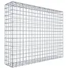 Image de Gabion 100 cm x 80 cm x 20 cm (L x H x P), mailles 5 cm x 5 cm, anneau en C