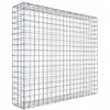 Image de Gabion 100 cm x 90 cm x 20 cm (L x H x P), mailles 5 cm x 5 cm, anneau en C