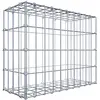 Image de Gabion 50 cm x 40 cm x 20 cm (L x H x P), mailles 5 cm x 10 cm, anneau en C