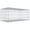 Image de Gabion 100 cm x 40 cm x 50 cm (L x H x P), mailles 5 cm x 10 cm, anneau en C