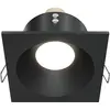 Image de Maytoni, Spot encastrable, Zoom Downlight, Luminaire encastré GU10 carré noir IP65 étanche (GU10, Aluminium)
