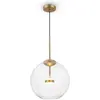 Image de Maytoni, Suspension, Cometa LED Suspension, lampe à suspendre 12W verre mat-or (750 lm)