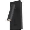 Image de Maytoni, Plafonnier, Applique murale LED Mirax, 3W Noir Blanc Chaud (200 lm)