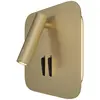 Image de Maytoni, Plafonnier, Ios 176 LED Applique murale 9W pivotante, orientable Or mat Blanc chaud (550 lm)
