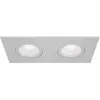 Image de Maytoni, Spot encastrable, Atom Downlight, luminaire encastré 2x GU10 Blanc double (GU10, Aluminium)