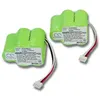 Image de vhbw 2x Batteries Ni-MH pour aspirateurs Ecovacs Deebot D650, D66, D660, D68, D680. Remplace: 945-0006, 945-0024, 205-0001, LP43SC3300P5.